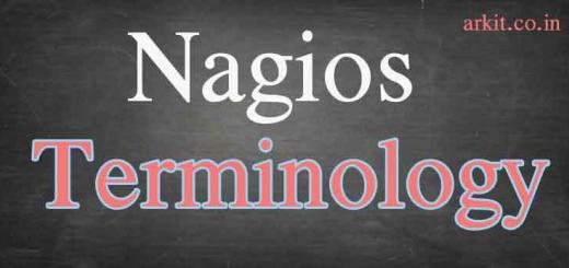 Nagios Core Terminology