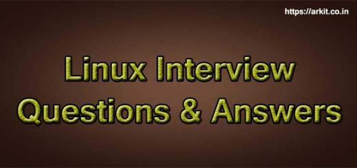 17 Linux Interview Questions and Answers