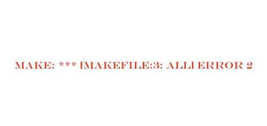 make: *** [Makefile:3: all] Error 2