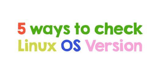 5 ways to check linux os version