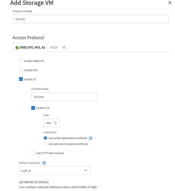 How to Create ONTAP S3 bucket and permissions Arkit ARKIT