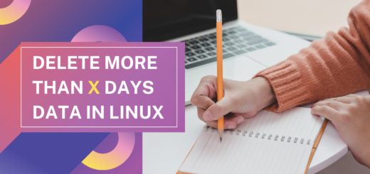 Delete more than x days data in Linux Shell Script Arkit
