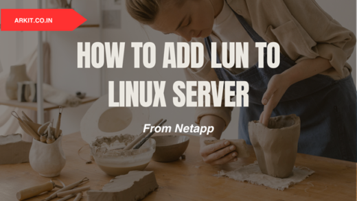 How to Add Lun to Linux server from NetApp