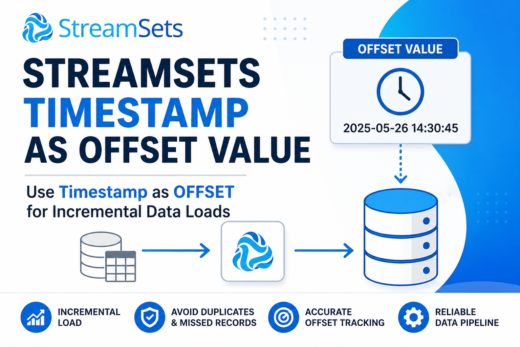 Streamsets timestamp as OFFSET Value